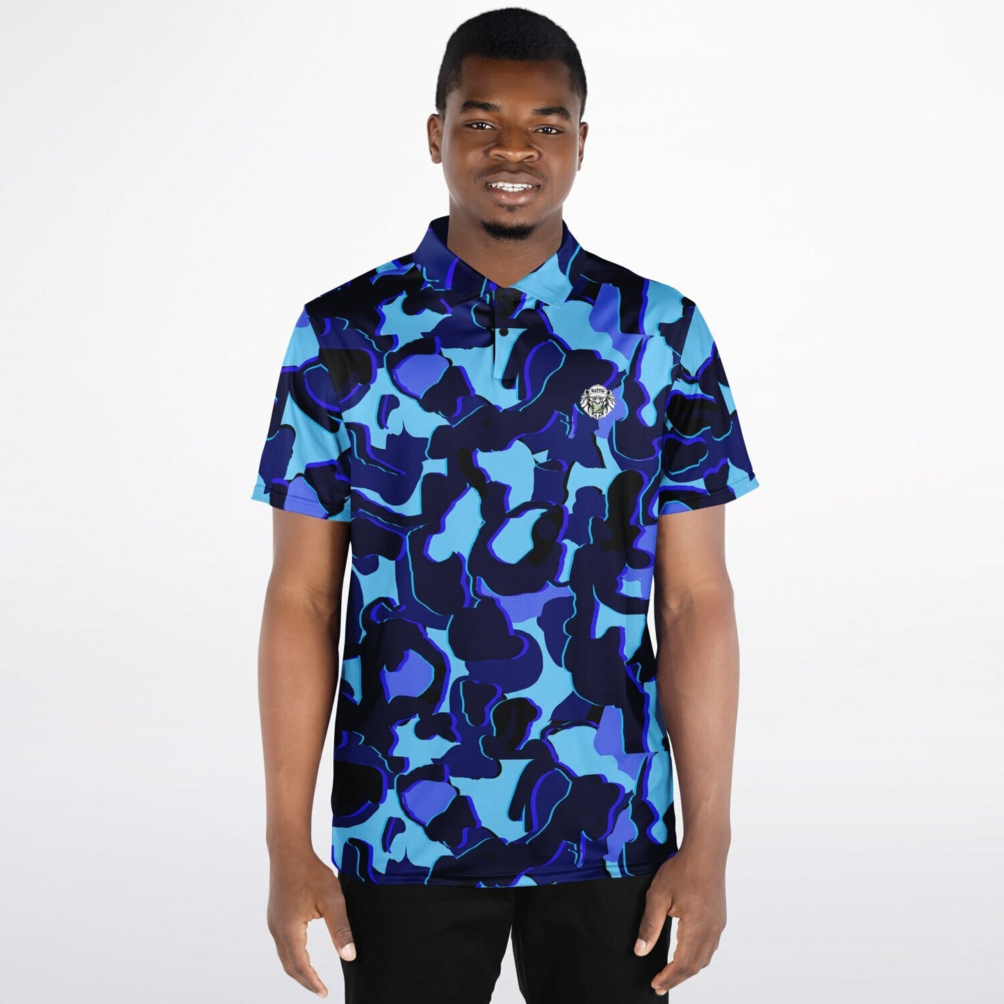 Camo - Polo Shirt - (LightBlue)