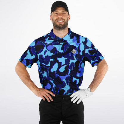 Camo - Polo Shirt - (LightBlue)
