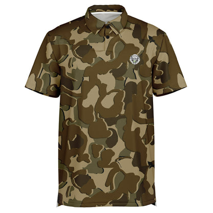 Camo - Polo Shirt - (Brown)