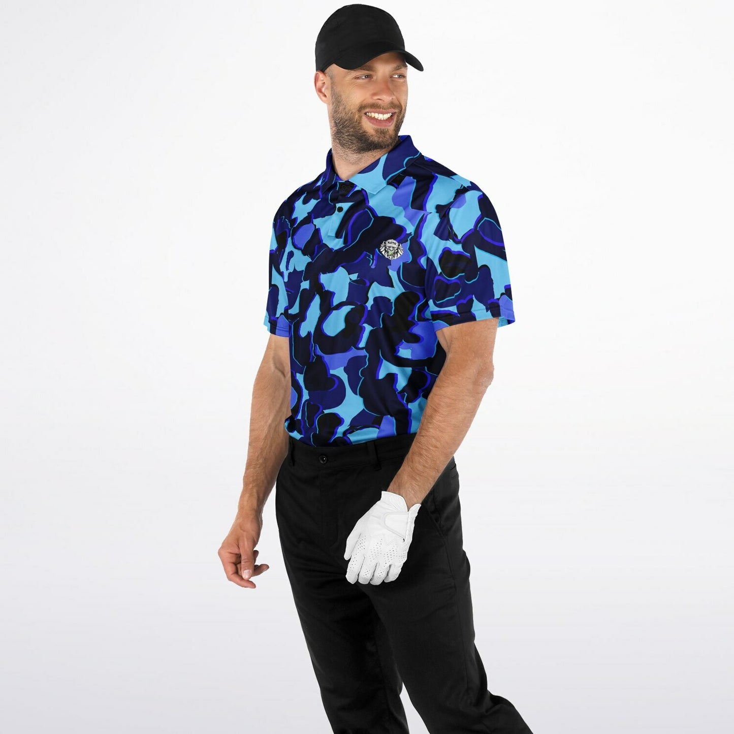 Camo - Polo Shirt - (LightBlue)